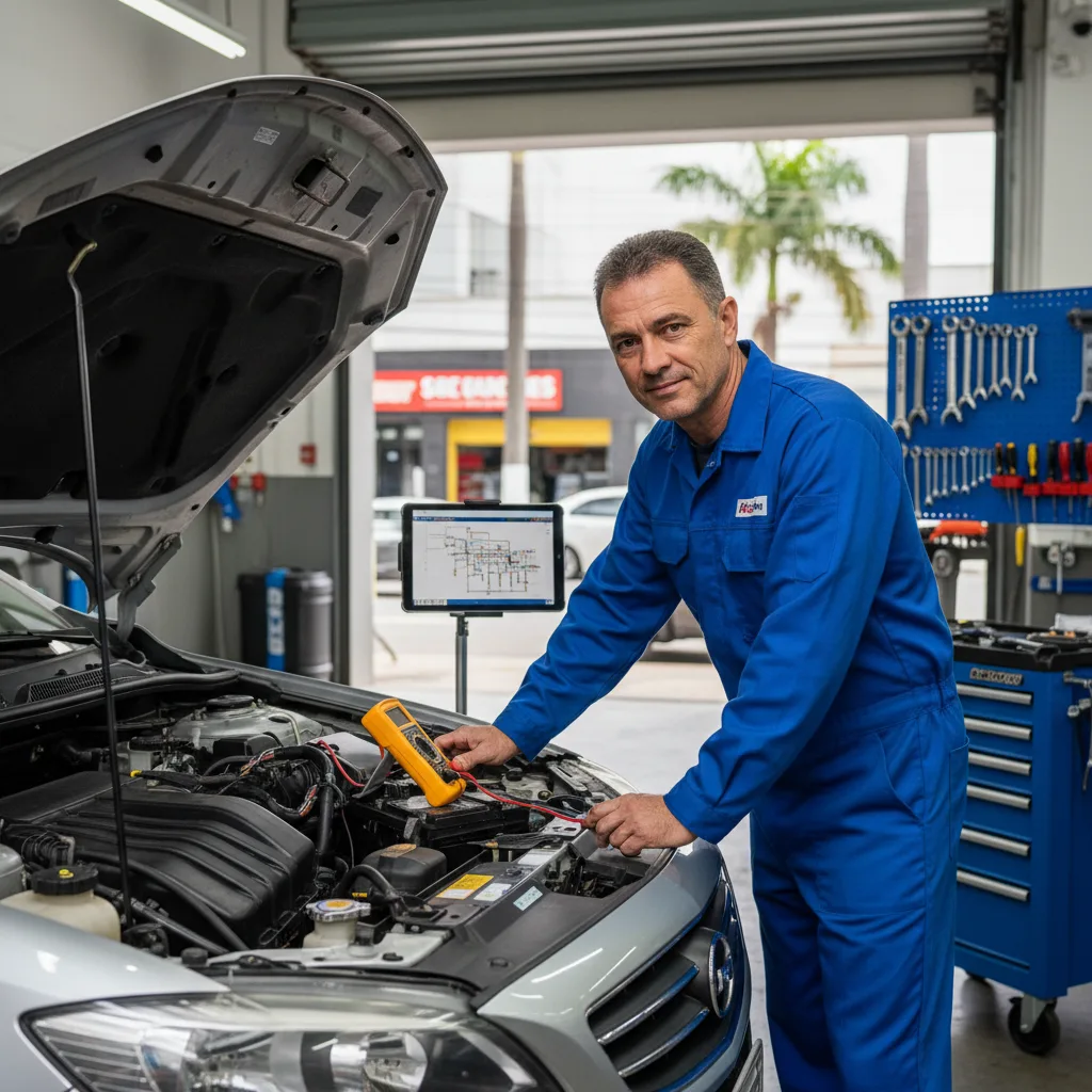 Sua autoelétrica aparece quando o cliente procura diagnóstico perto?