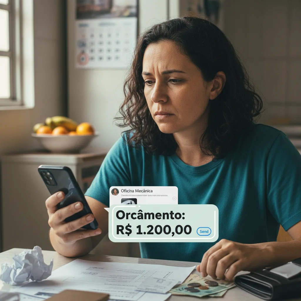 Atendimento de oficina antes do orçamento