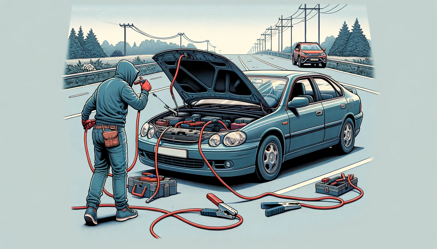 Como Carregar a Bateria do Seu Carro Usando Outro Veículo